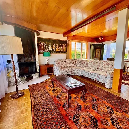 Vintage View With Outdoor Pool Spiez